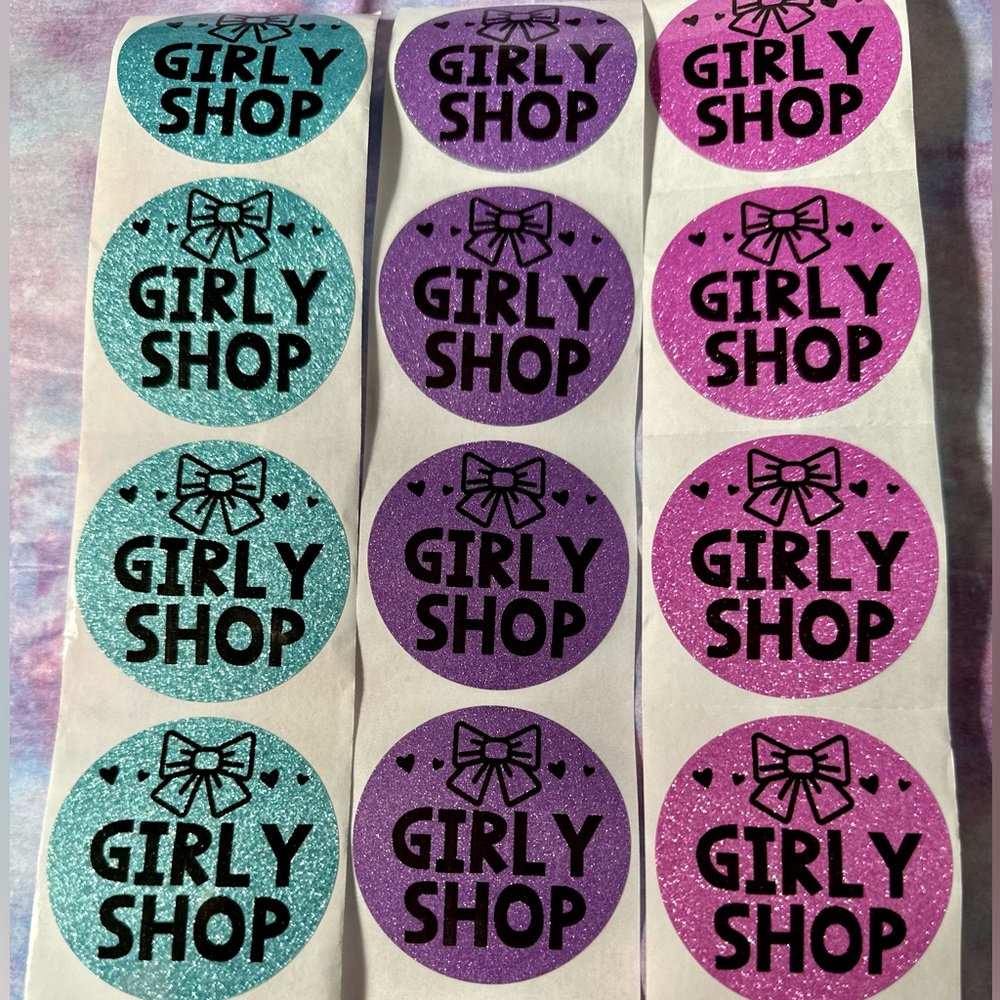 50 ct. Custom 2” Round Thank You, QR Code, or FRAGILE Stickers